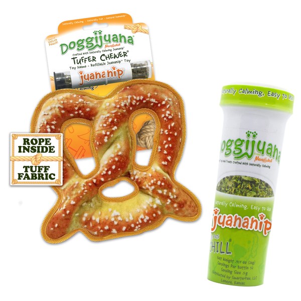 Doggijuana | Tuffer Chewer Dog Toy and Juananip Refill Bundle