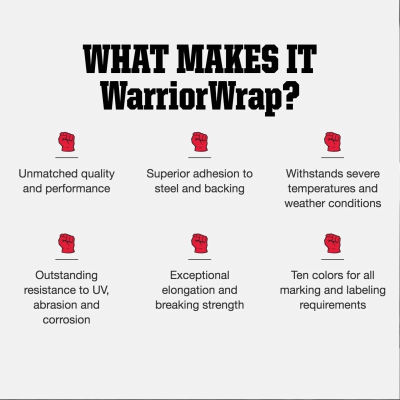 WarriorWrap General 3/4 in. x 60 ft. 7 mil Vinyl