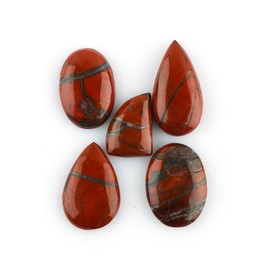 Natural Red Jasper Gemstones Wholesale Cabochons Lot, Jewelry Making Loose Polished Gems, DIY, Wire Wrapping, Reiki, Healing Crystals, Bulk Deal, 100 Carat Lot, Valentine Day Gift (Red Jasper)