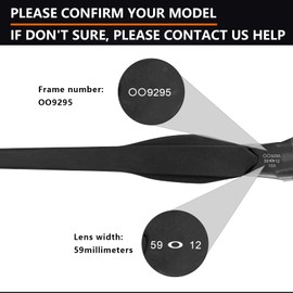 Alphax 3 Pair Polarized Replacement Lenses for Oakley Flak 2.0 OO9295 - Black+Titanium+Blue