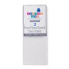 2 White Pram Cotton Terry Fitted Sheets - 6269WH