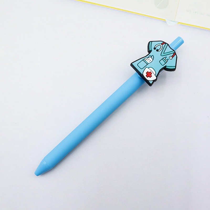 MOZXIRZ MOZXIRZ 6Pcs Cute Nurse Pens Funny Nurse Retractable Pens