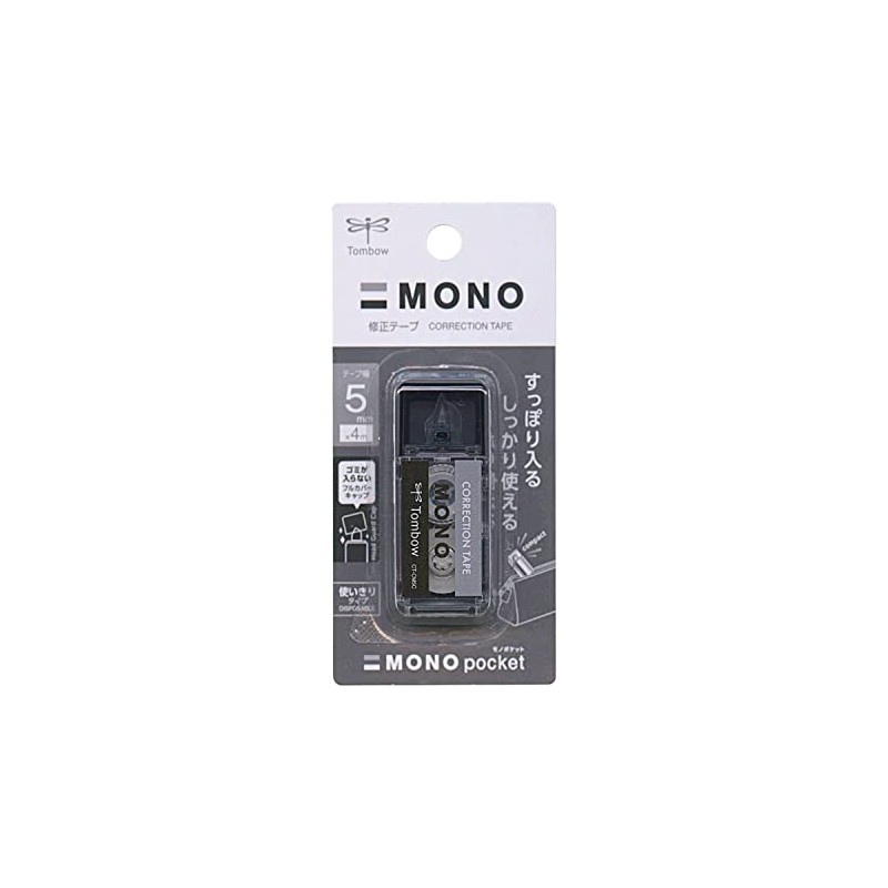 Tombow Correction Tape Mono Pocket Black CT-CM5C10