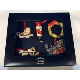 Goebel 66873951 Christmas Tree Hanging Ornaments in Gift Box