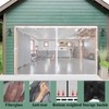 Magnetic Garage Door Screen 10x7ft Mesh Net Curtain, Pets friendly,