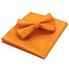 Enlision Bow Tie for Men Plain Bow Tie with Pocket