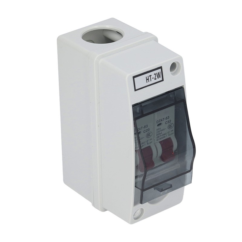 Distribution Box IP65 Waterproof 2 Way Flame Retardant MCB C