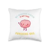 MY NERVOUS SYSTEM IS NOT YOUR PUNCHING BAG Throw Pillow