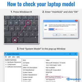 NinjaBatt HT03XL Battery for HP L11119-855 HW03XL 7265NGW Pavilion 15-DB Series14M-DH0003DX 14M-DH1003DX 15T-CS200 15-DY0013DX 15-DY1023DX 15-DY1751MS 15-CS3073CL