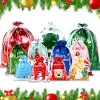 Christmas Bags Christmas Drawstring Gift Bags Assorted Sizes Large Medium