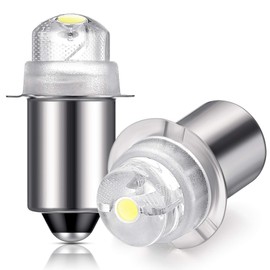 Honoson 30 Lumen 3-Volt LED Replacement Flashlight Bulbs Torch Bulb with 10 Year Lifespan, 41-1643(2)