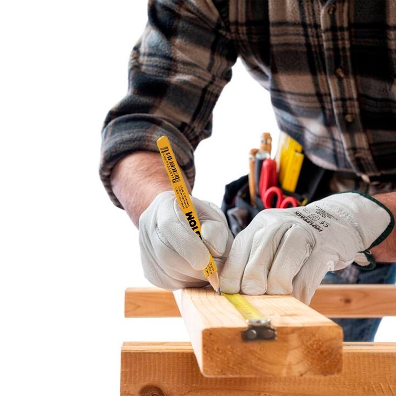 WOLFPACK LINEA PROFESIONAL Standard Extra Long 5 Pencils Carpenter's Pencil