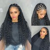AIVICO Extensiones De Cabello Humano A Granel De Onda Profunda,