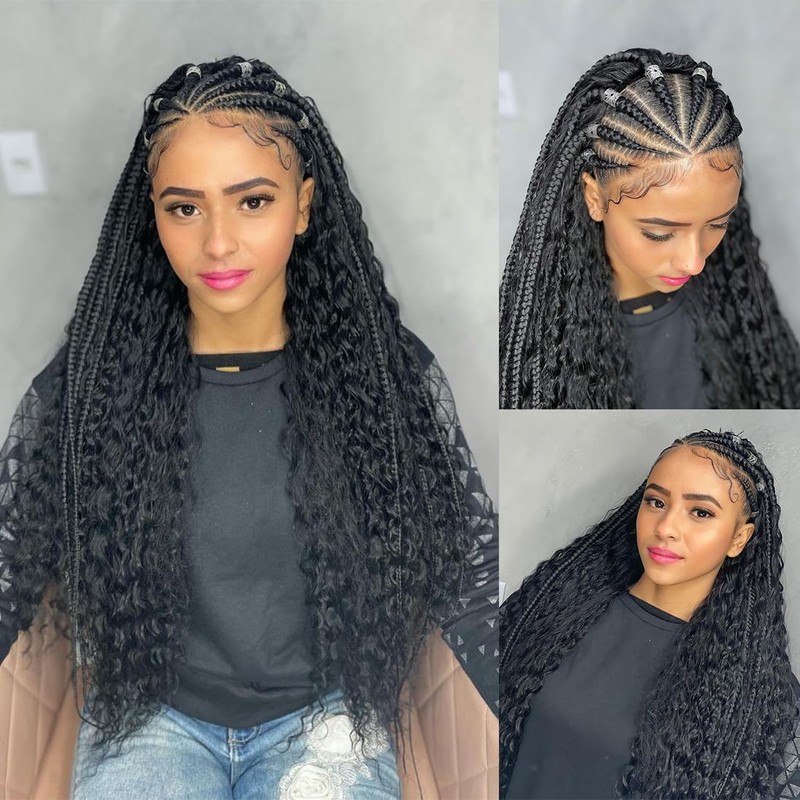 AIVICO Extensiones De Cabello Humano A Granel De Onda Profunda,