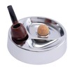 Ash Tray with Cork Knocker - Double Metal Rest &