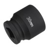 sourcing map 6-Point Impact Socket 3/4" Drive 38mm Metric 40Cr