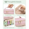 Travel Makeup Organizer, Compact Lightweight Accessory for Travel and Daily