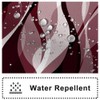 Ruelvth Burgundy Shower Curtain, Modern Abstract Ombre Burgundy Striped Shower