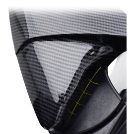 STONE BANKS Carbon Fiber Rearview Side Mirror Cap Cover Trim For Honda Civic 2016-2020 2021