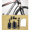 GORIX Bicycle Fender, Mud Guard, Telescopic, Slide-Type, Compact, Front and