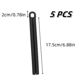 Billiard Cue Lifter,5 Pcs Pool Cue Hanger Display Stand,Billiards Accessories Hanger Rack Stand Pool Sticks Pool Rod Hanger Rubber(Black)