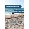 Sand Fleas Rake, Stainless Steel Sand Sifter, Detachable 47 Inches