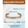 MagVIVACE Pure Copper Bracelet for Women, Magnetic Braid Bracelets with