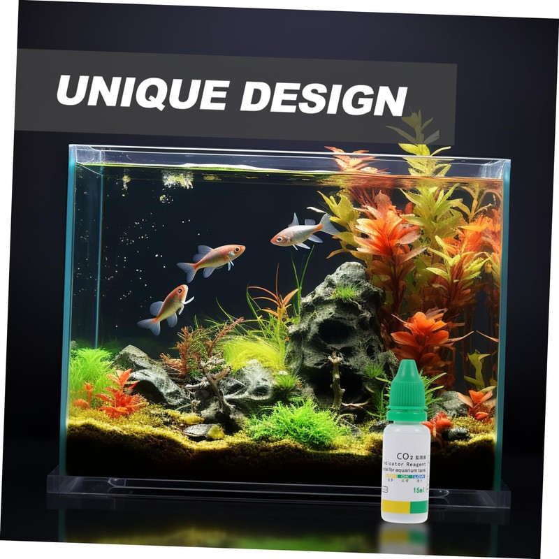 VILLFUL Aquarium Tester Aquarium Co2 Testing Kit 1 Bottle of