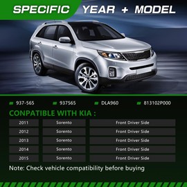 TCFWED Door Lock Latch Actuator Compatible with Kia Sorento 2011 2012 2013 2014 2015,Front Driver Side,Replace # 813102P000