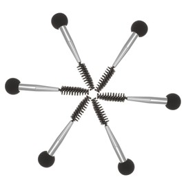 Ipetboom 6pcs Double Makeup Sponge and Brush for Foundation Blush and Mascara Easy to Use for Blending and Buffing Eyebrows and Eyelashes