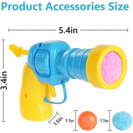 THJOPOKEEL Bolas de Juguete para Gatos con Lanzador: Set de 100 Bolas de Pompones y 3 Bolas de plástico, Juguetes elásticos interactivos para Gatos,Bola de Felpa Colorida para Entrenamiento