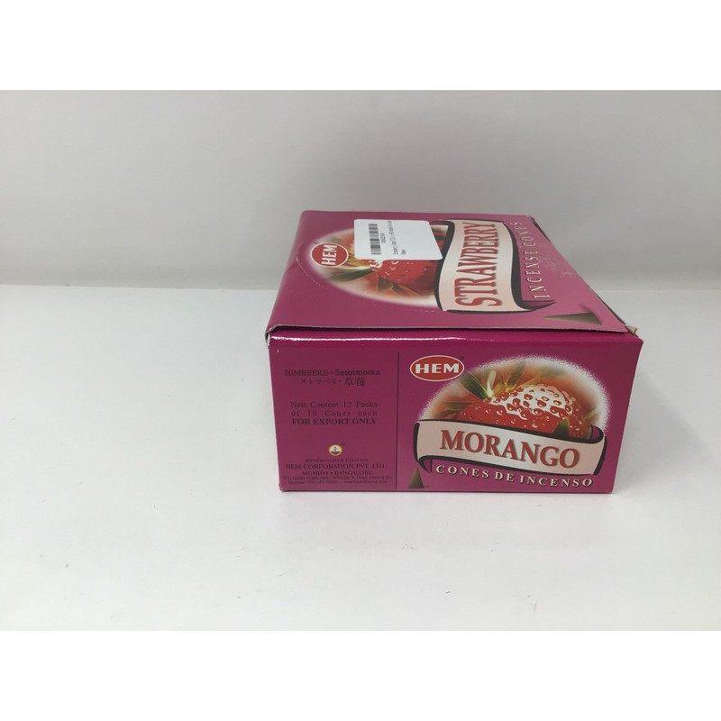 HEM Strawberry Incense Cone Type STRAWBERRY CORN 12 Box Set