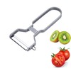 Westmark Peeler with 2 Edge Serrated Blades - Ideal for