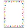 Childrens Hands Border Stationery - 8.5 x 11-60 Letterhead Sheets