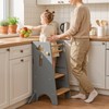 COSYLAND Adjustable Toddler Standing Tower (NO Backing Board) - Stable
