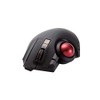 Elecom Trackball Mouse, Thumb, 8 Buttons, Wired, Wireless, Bluetooth, Black