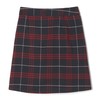 French Toast Girls' Plaid Two-Tab Scooter skirt, Navy Red Plaid,