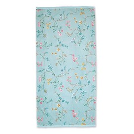 Pip Bath Towel Les Fleurs Colour Blue Size 70 x 140 cm