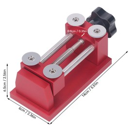 Walfront Watch Bezel Remover Tool, 4 Round Blades, 25-40mm Diameter Range, Professional Watchmaker Opener