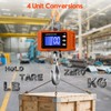 Digital Crane Scale 2200lb/1000Kg Digital Hanging Scale with LCD Screen,