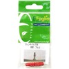 FOGLIA ALUMINUM VALVE CAP, Presta Type, 2 Pack, Red, LY-NC-FR(2PCS)
