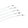 Fishing Wire Leader, Swivels Snap 100PCS Protective Fishing Leader for