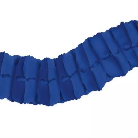 Beistle Blue (dark) Leaf Garland #55628-B, 1/pk, 12 foot, tissue