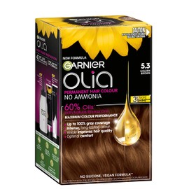 Garnier, Permanent Hair Colour, Ammonia Free and Nourishing, Olia, 5.3 Golden Brown