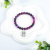 LIUANAN St. Joseph Amethyst Bracelet for Women Patron Saint of