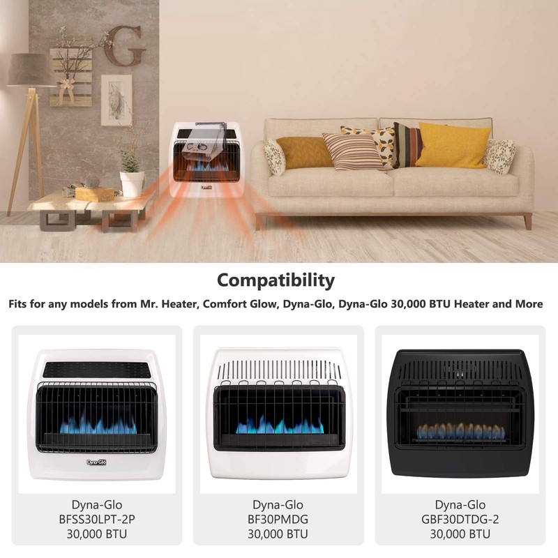 Criditpid WHF100 Vent-Free Wall Heaters Fan Blower for Mr. Heater,
