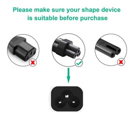 6ft 18AWG Mickey Mouse Power Cord - Ideal for LG TV and Computer Power Cord - 10A/1250W, 125V 120v 110v Load Power Cord Plugs