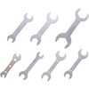Biqing 7PCS Double End Spanner Ultra Thin Wrench Set, 2mm