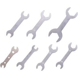 Biqing 7PCS Double End Spanner Ultra Thin Wrench Set, 2mm Thin Wrench Set, Metric 5-24mm Ultra Thin Wrench Set for Hard to Reach Location Repair Tool