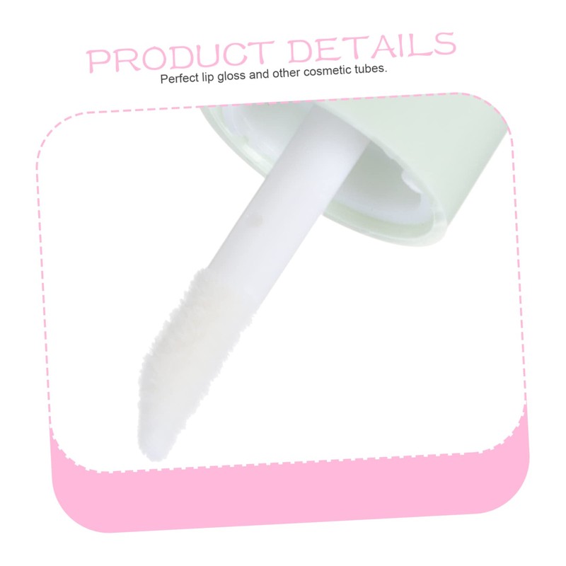 Outanaya 10Pcs Empty Lip Gloss Sub Tubes Compact Lip Gloss